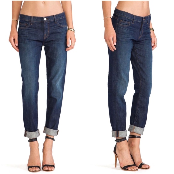 J Brand Denim - J Brand Dark Side Slim Leg Jake Boyfriend Jeans